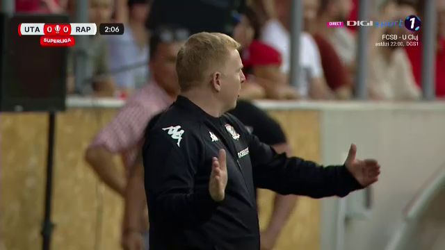 Neil Lennon a debutat în Liga 1! Imagini cu noul antrenor de la Rapid_2