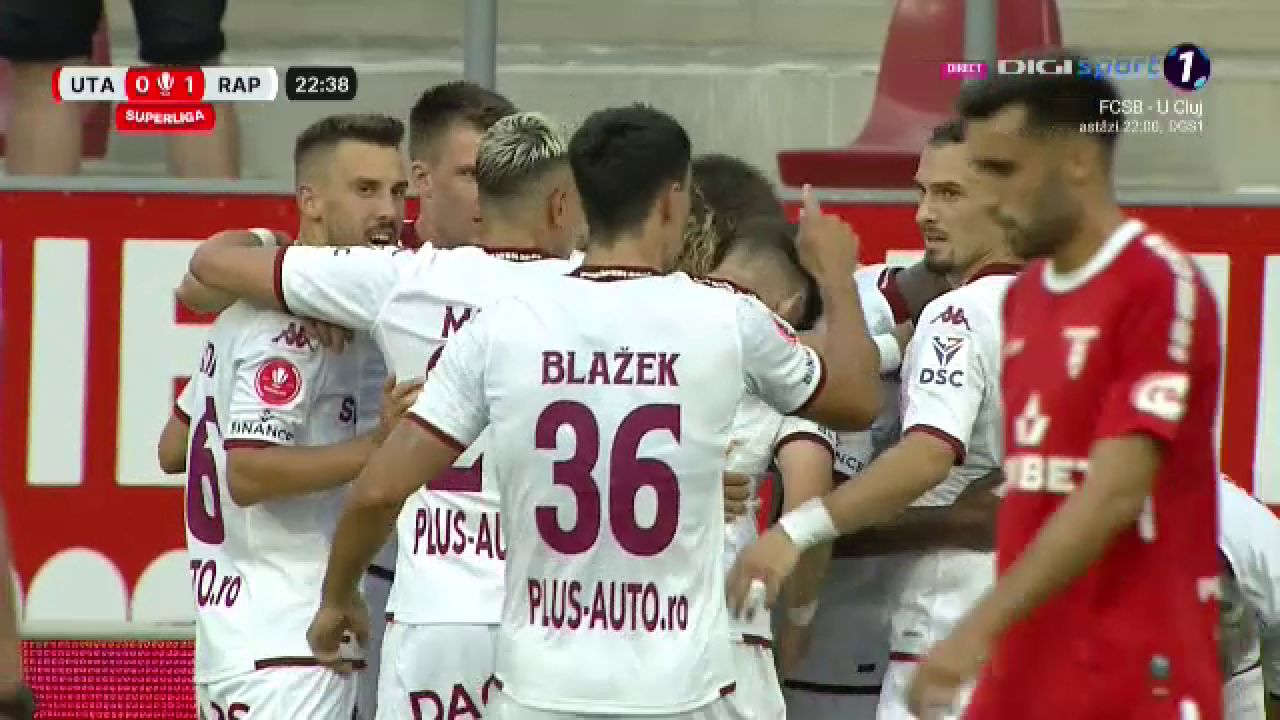 Cum arată primul gol al Rapidului din noul sezon_1
