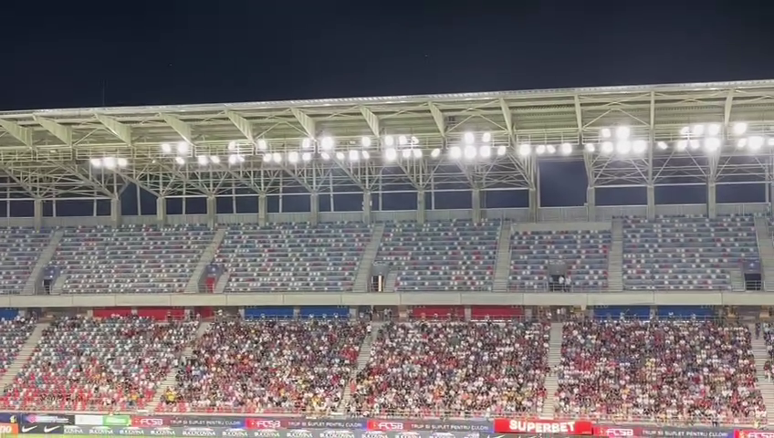 Într-o seară toridă de vară, în Ghencea bate vântul! Cum arată tribunele la FCSB - ”U” Cluj_5