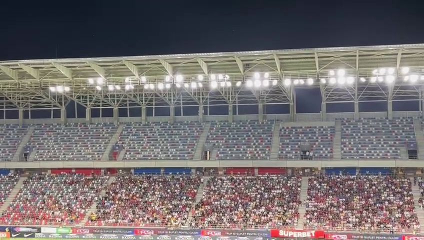 Într-o seară toridă de vară, în Ghencea bate vântul! Cum arată tribunele la FCSB - ”U” Cluj_5