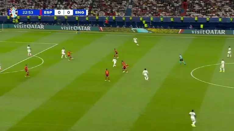Duel dintre Dani Carvajal și Bukayo Saka în finala EURO 2024