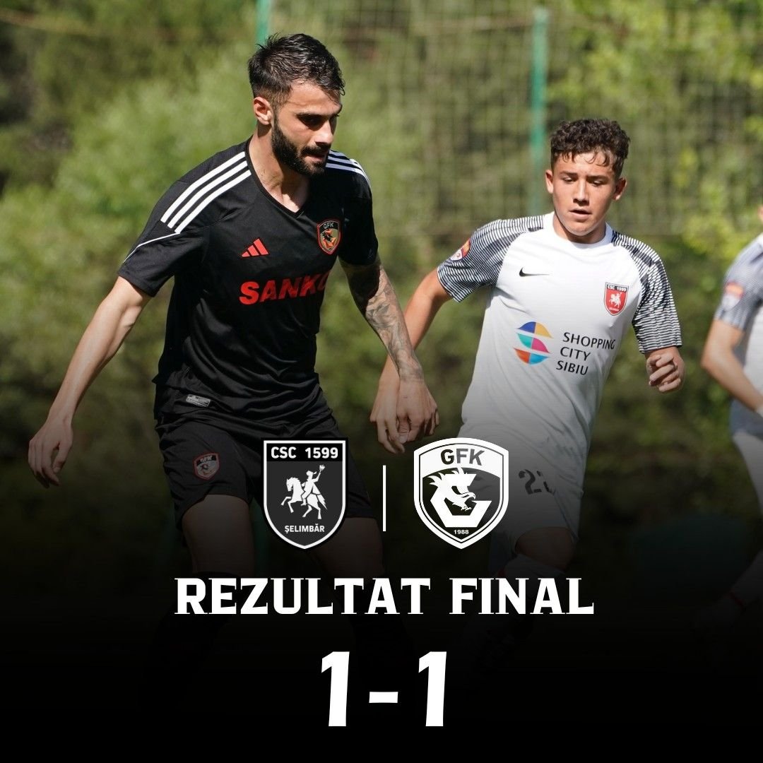 Cât s-a încheiat amicalul CSC Șelimbăr - Gaziantep FK, cu un spaniol Rodri la români și un român decisiv la turci_2