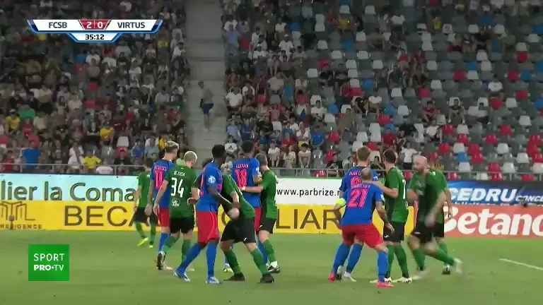 FCSB - Virtus AC: gol FCSB, minutul 36