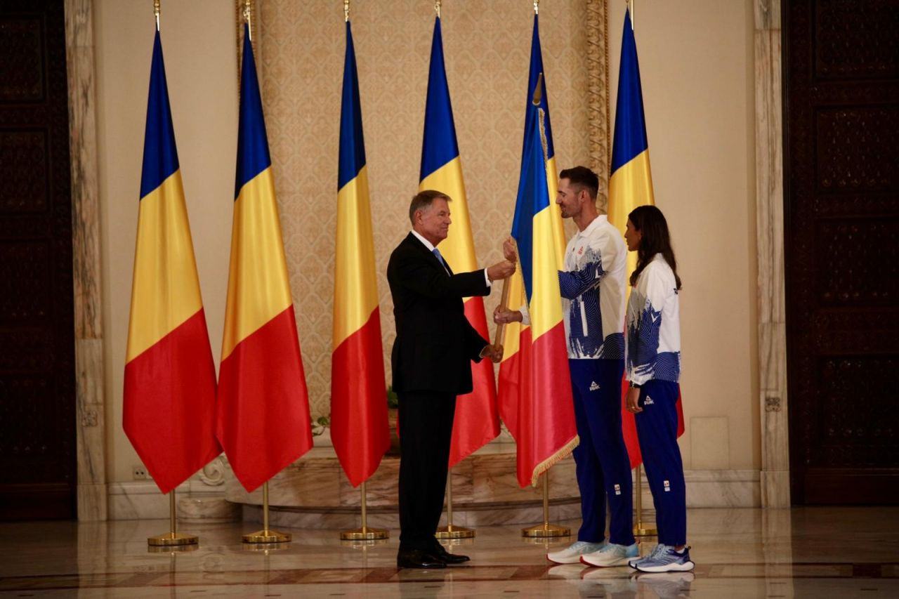 JO 2024 | Olimpicii au fost la Cotroceni &icirc;nainte de plecarea spre Paris. Mesajul lui Klaus Iohannis