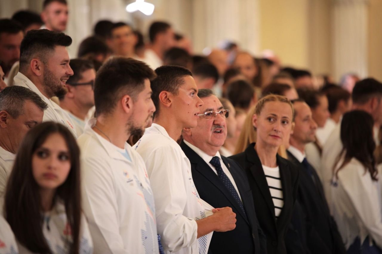 Prima reacție a lui David Popovici după ce s-a calificat în finala probei de 200 de metri, la JO 2024_9