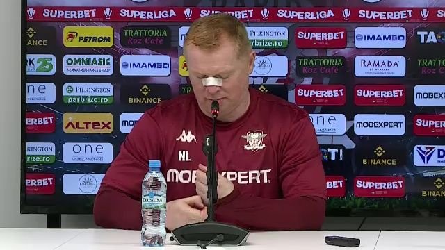 Cum a apărut Neil Lennon înainte de Rapid - CFR Cluj, după accidentul din Herăstrău: 