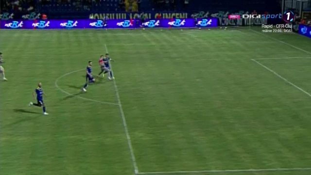 Penalty bizar primit de FCSB în meciul cu Unirea Slobozia: