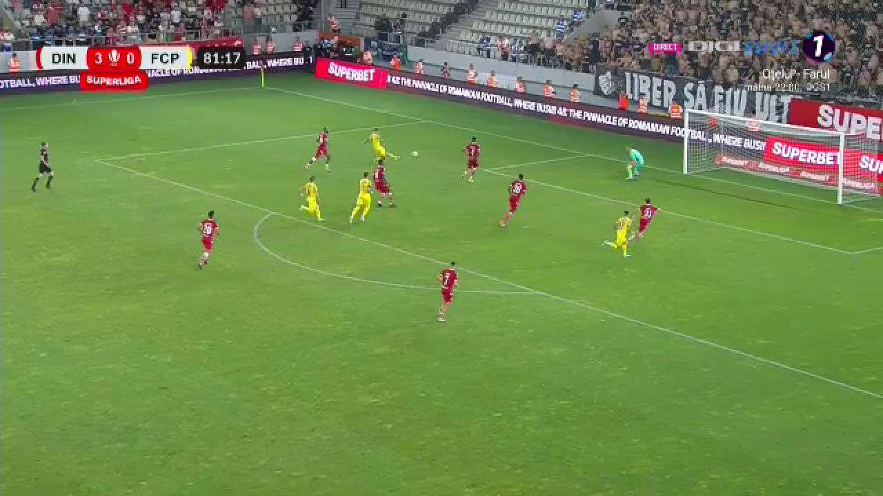 Dinamo - Petrolul 4-1! Victorie categorică obținută de