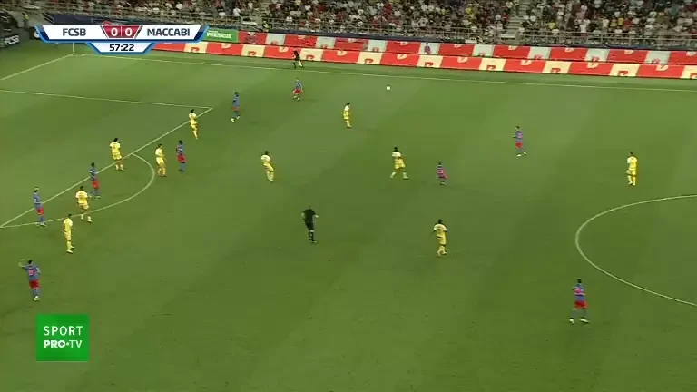 UCL: FCSB - Maccabi Tel Aviv | Ocazie Alexandru Băluță, minutul 58