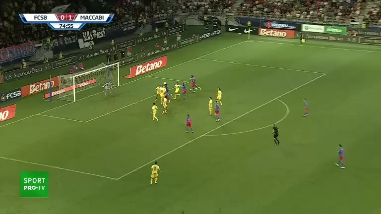 UCL: FCSB - Maccabi Tel Aviv | GOL Joyskim Dawa, minutul 75