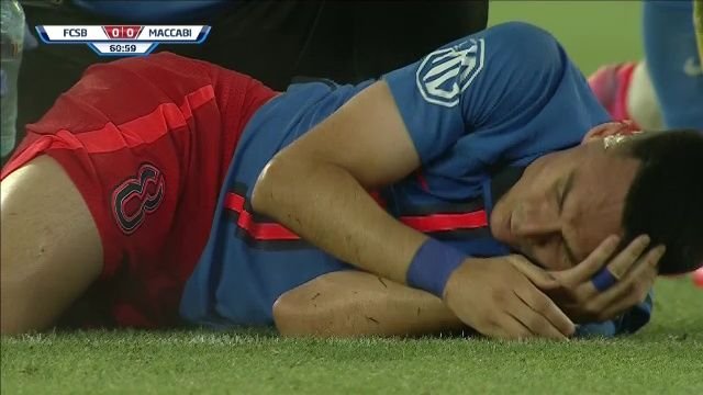 Cât ghinion! Cum s-a accidentat Adrian Șut în meciul cu Maccabi Tel Aviv_4