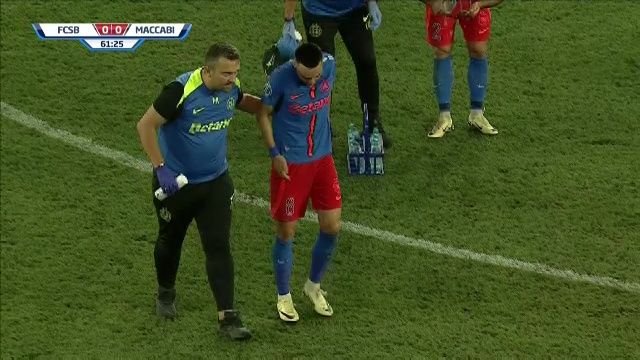 Cât ghinion! Cum s-a accidentat Adrian Șut în meciul cu Maccabi Tel Aviv_7