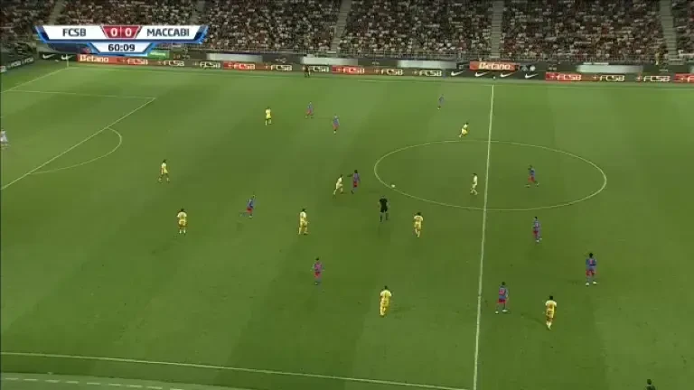 Accidentarea lui Adrian Șut din FCSB - Maccabi Tel Aviv