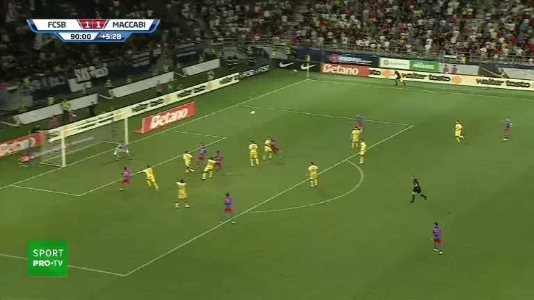 UCL: FCSB - Maccabi Tel Aviv | Alexandru Musi ratează în minutul 96