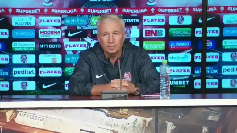 Dan Petrescu, conferință de presă înainte de CFR Cluj - FC Neman Grodno (24.07.2024)
