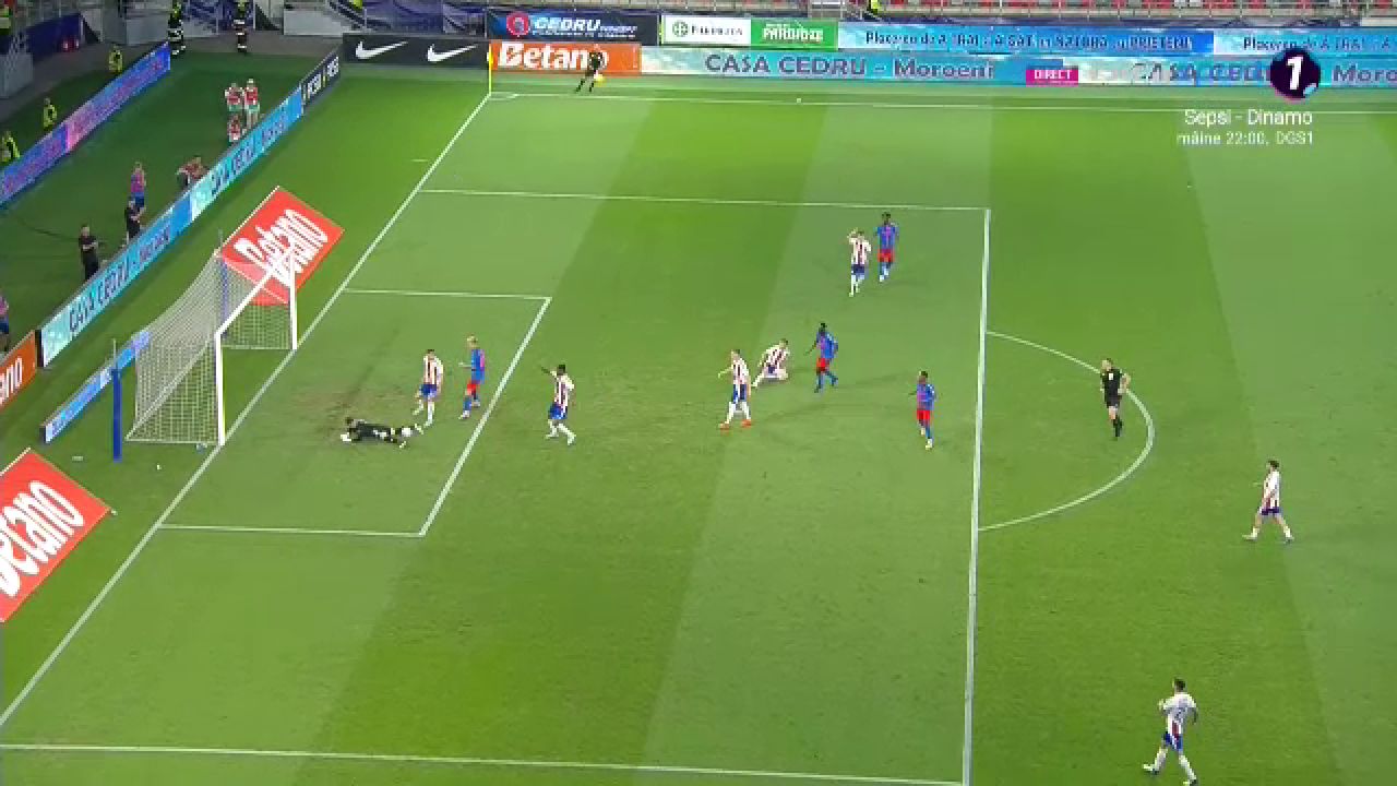 Ratarea sezonului?! David Miculescu a zguduit bara din câțiva metri în FCSB - Oțelul_15