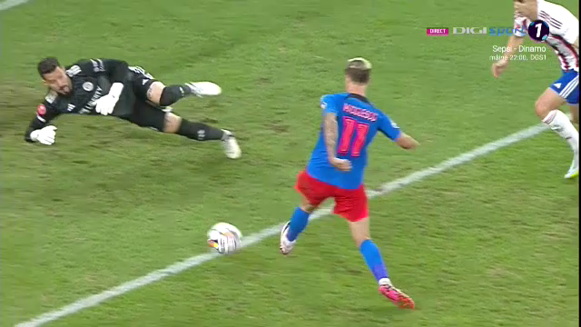 Ratarea sezonului?! David Miculescu a zguduit bara din câțiva metri în FCSB - Oțelul_19
