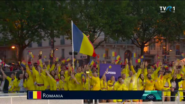 Team Romania, apariție grandioasă pe Sena, la ceremonia de deschidere a Jocurilor Olimpice de la Paris 2024_2
