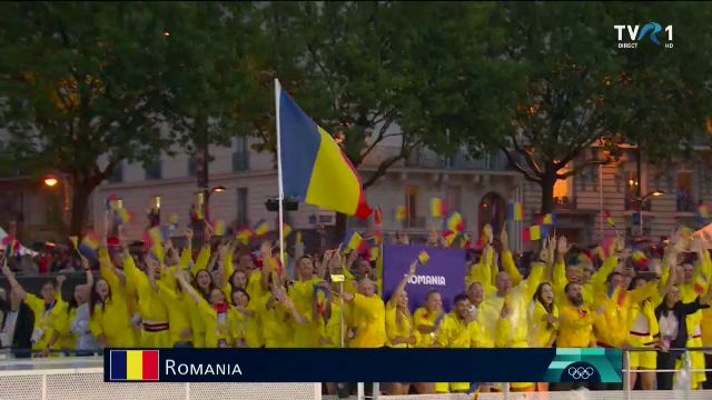 Team Romania, apariție grandioasă pe Sena, la ceremonia de deschidere a Jocurilor Olimpice de la Paris 2024_2