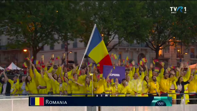 Team Romania, apariție grandioasă pe Sena, la ceremonia de deschidere a Jocurilor Olimpice de la Paris 2024_3
