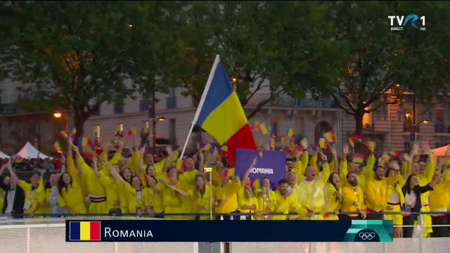 Team Romania, apariție grandioasă pe Sena, la ceremonia de deschidere a Jocurilor Olimpice de la Paris 2024_3