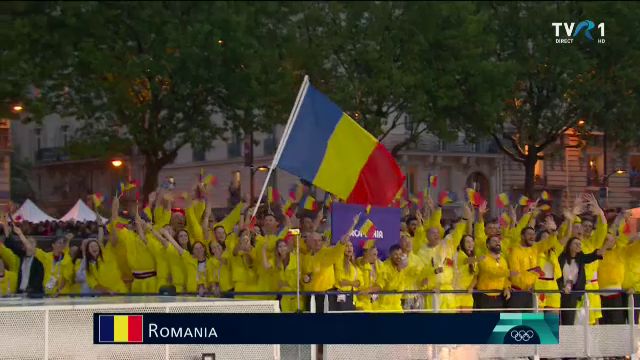 Team Romania, apariție grandioasă pe Sena, la ceremonia de deschidere a Jocurilor Olimpice de la Paris 2024_4