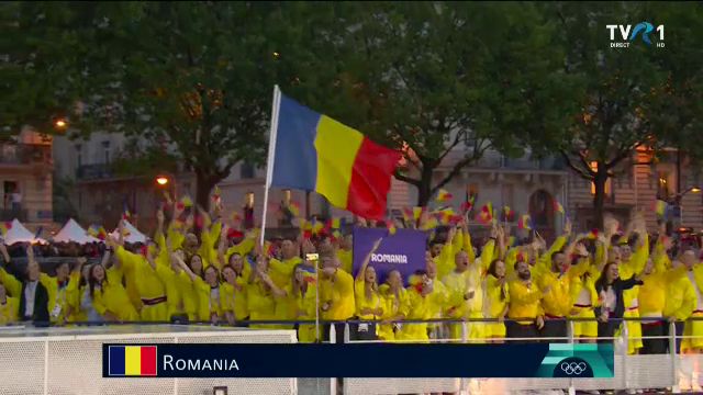 Team Romania, apariție grandioasă pe Sena, la ceremonia de deschidere a Jocurilor Olimpice de la Paris 2024_5