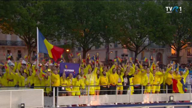 Team Romania, apariție grandioasă pe Sena, la ceremonia de deschidere a Jocurilor Olimpice de la Paris 2024_10