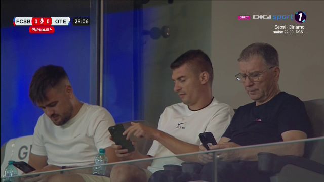 Cum a fost surprins Florin Tănase la meciul FCSB - Oțelul Galați_3