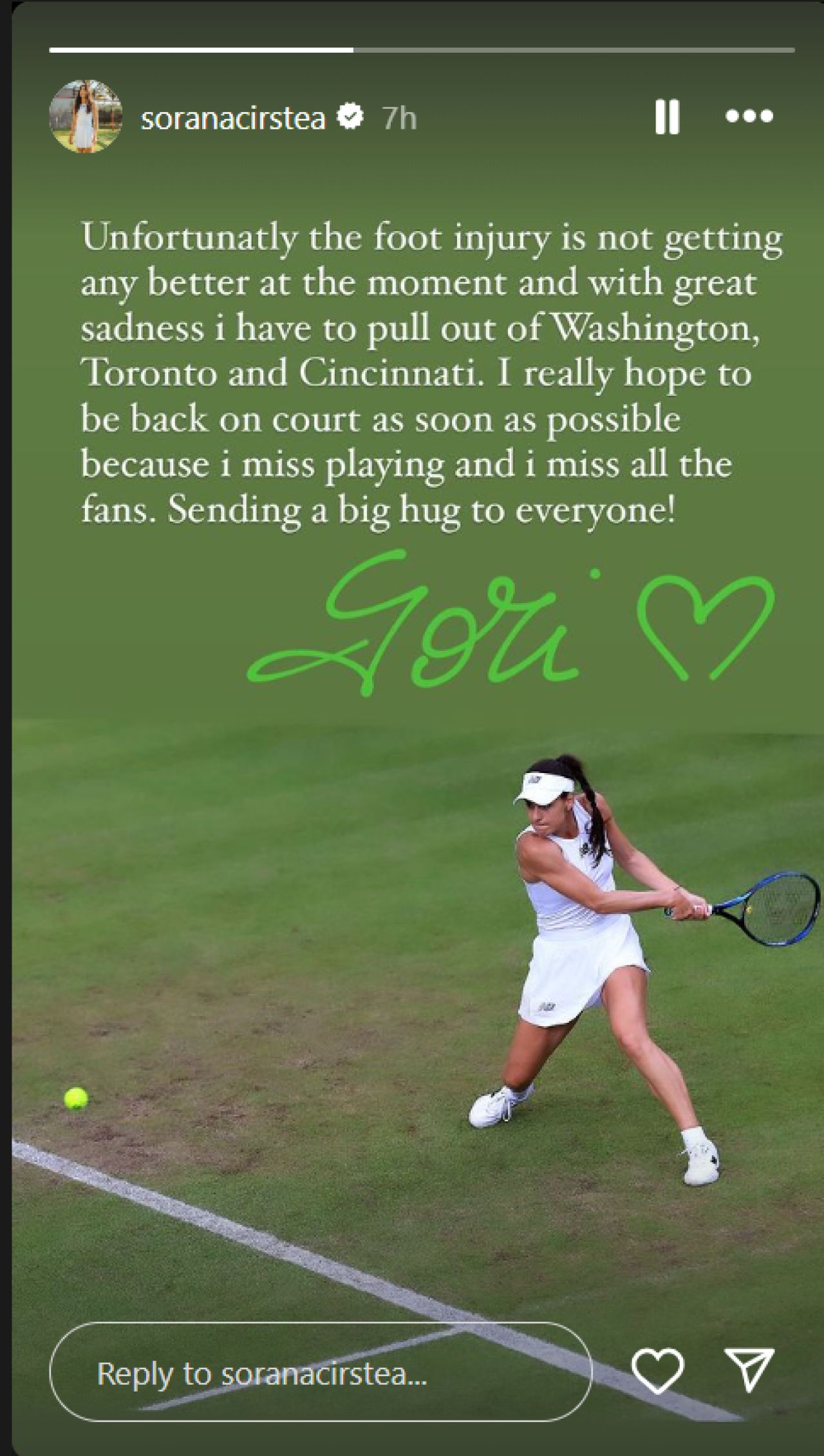 Sorana Cîrstea: