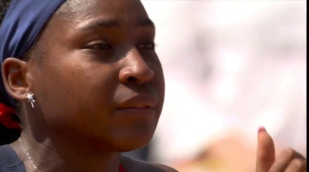 Coco Gauff a plâns în hohote, după eliminarea de la Jocurile Olimpice: