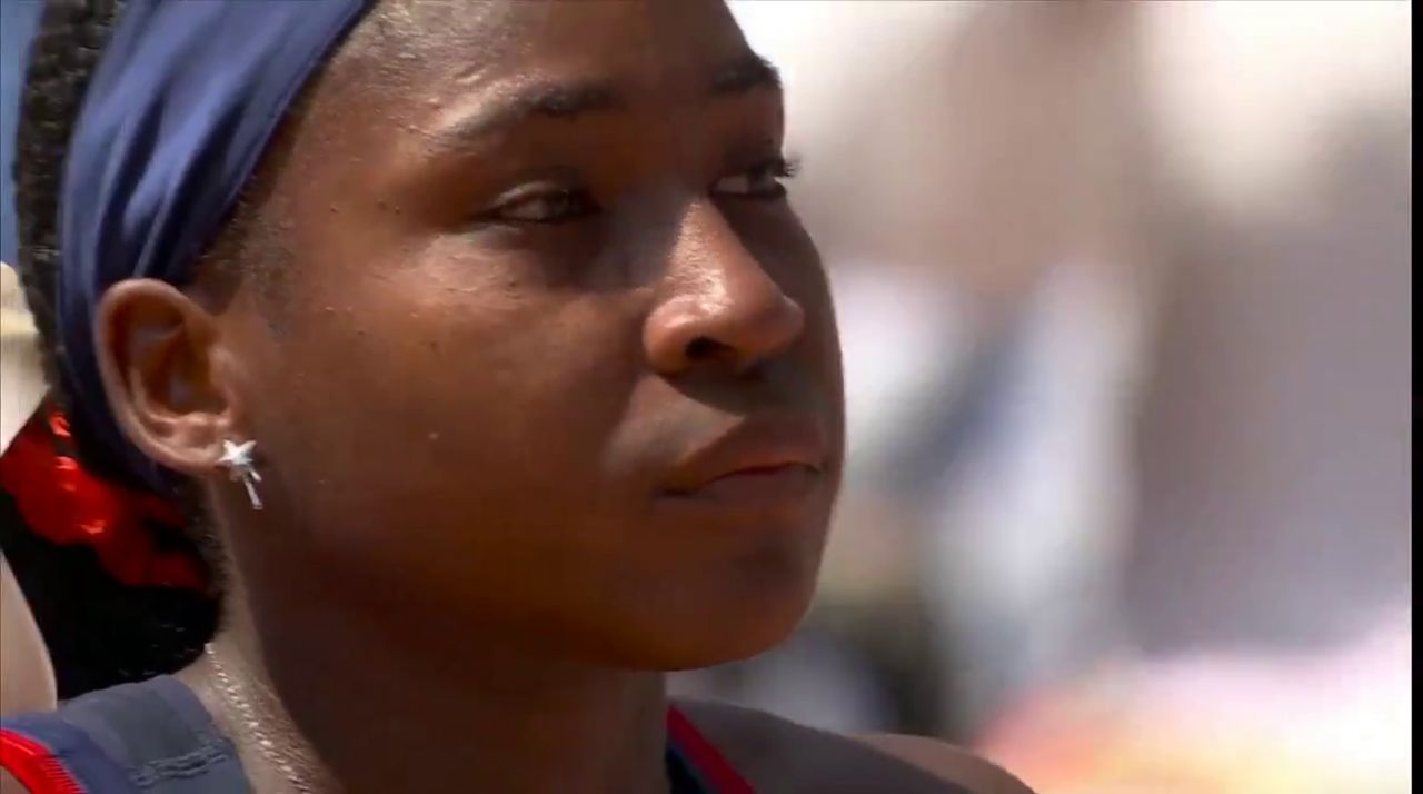 Coco Gauff a plâns în hohote, după eliminarea de la Jocurile Olimpice: