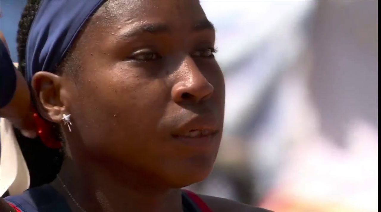 Coco Gauff a plâns în hohote, după eliminarea de la Jocurile Olimpice: