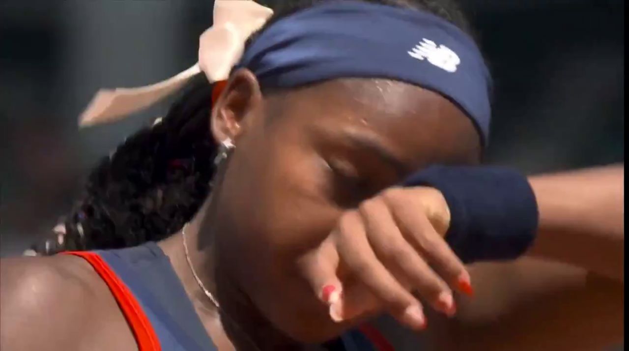 Coco Gauff a plâns în hohote, după eliminarea de la Jocurile Olimpice: