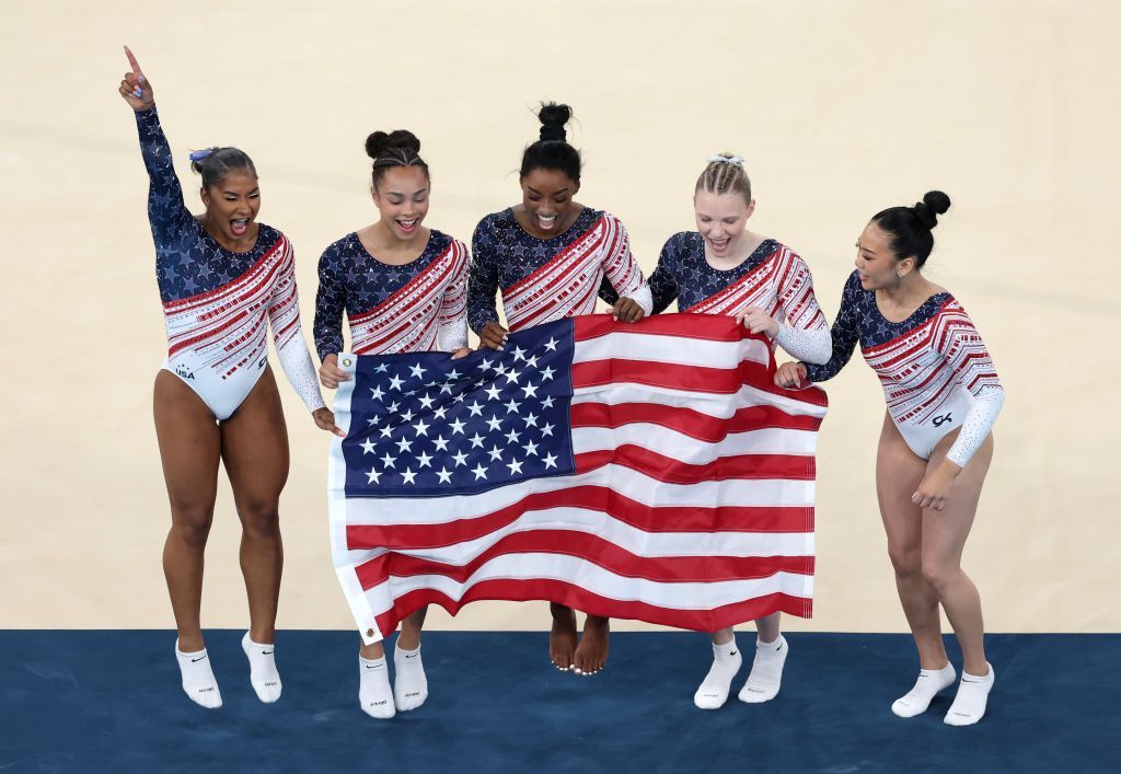Americancele, din nou campioane olimpice în proba pe echipe la gimnastică feminină. Pe ce loc a încheiat România_1
