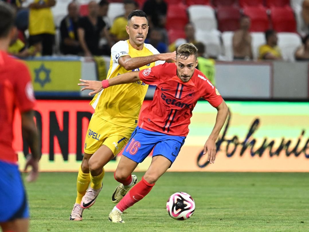 Maccabi Tel Aviv - FCSB 0-1. Baeten le aduce roș-albaștrilor calificarea în turul trei din preliminariile Champions League_11