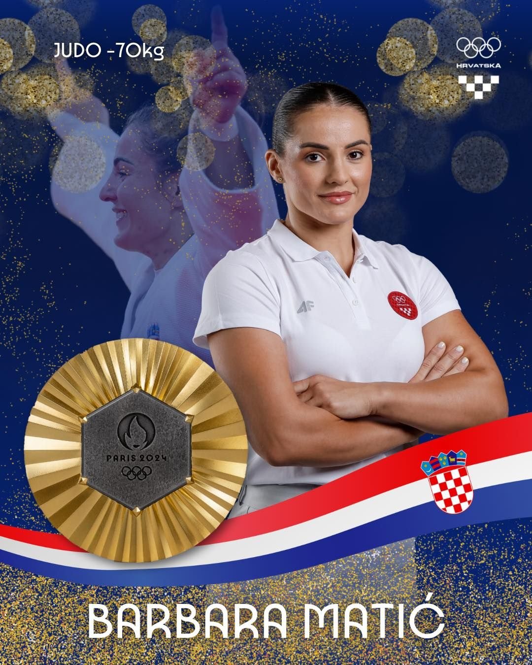 Regina judo-ului este superbă și vine din Croația! Barbara Matic a devenit și campioană olimpică la categoria 70 kg_6