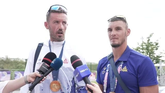 Mâini de aur! Marian Enache și Andrei Cornea, după medalia de la JO 2024: 