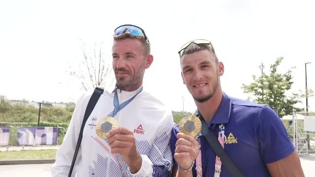 Mâini de aur! Marian Enache și Andrei Cornea, după medalia de la JO 2024: 