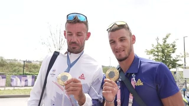 Mâini de aur! Marian Enache și Andrei Cornea, după medalia de la JO 2024: 