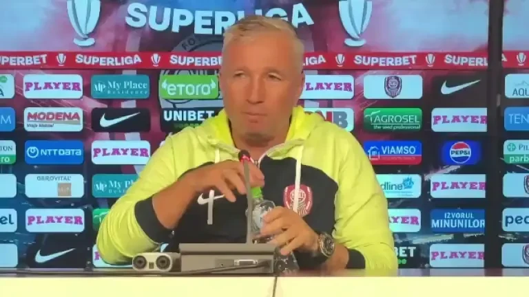 Dan Petrescu, conferință de presă &icirc;nainte de CFR Cluj - U Cluj (03.08.2024)