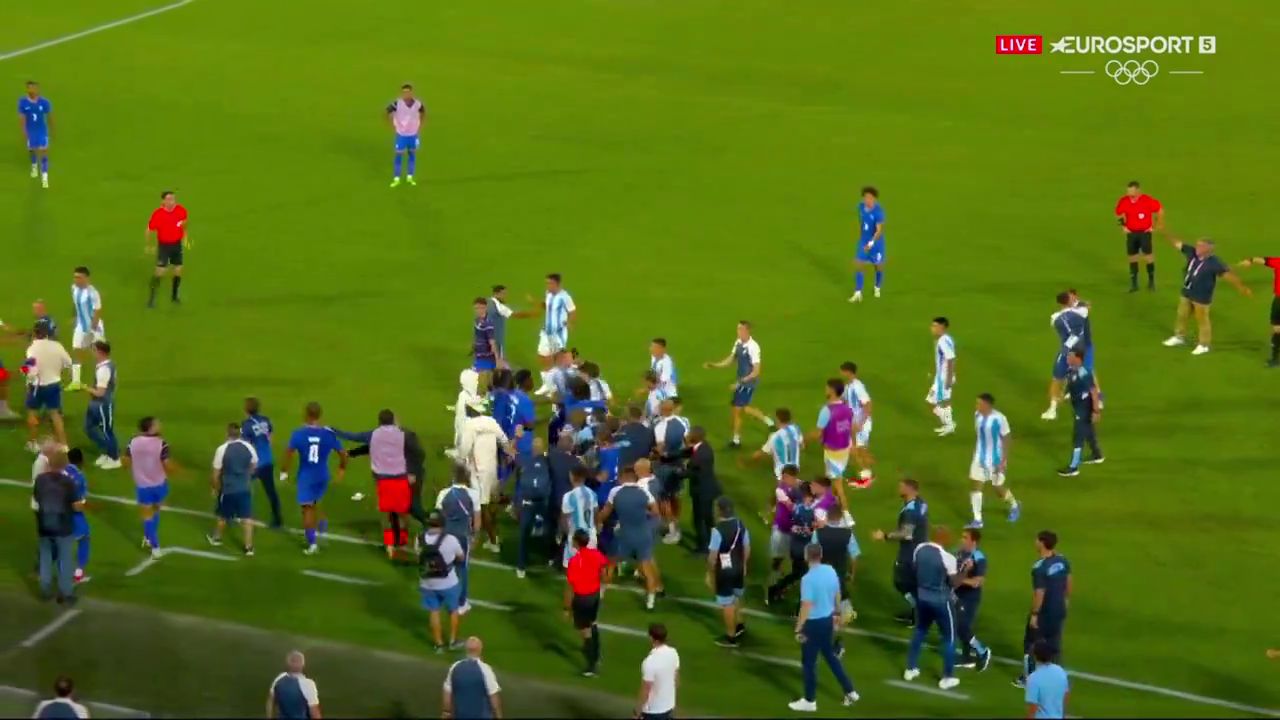 Franța - Argentina s-a lăsat cu bătaie! Thierry Henry: