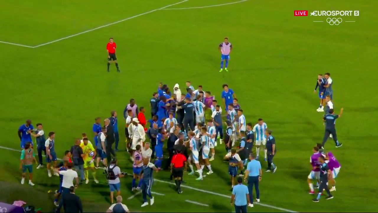 Franța - Argentina s-a lăsat cu bătaie! Thierry Henry: