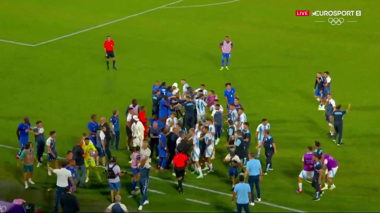 Franța - Argentina s-a lăsat cu bătaie! Thierry Henry: