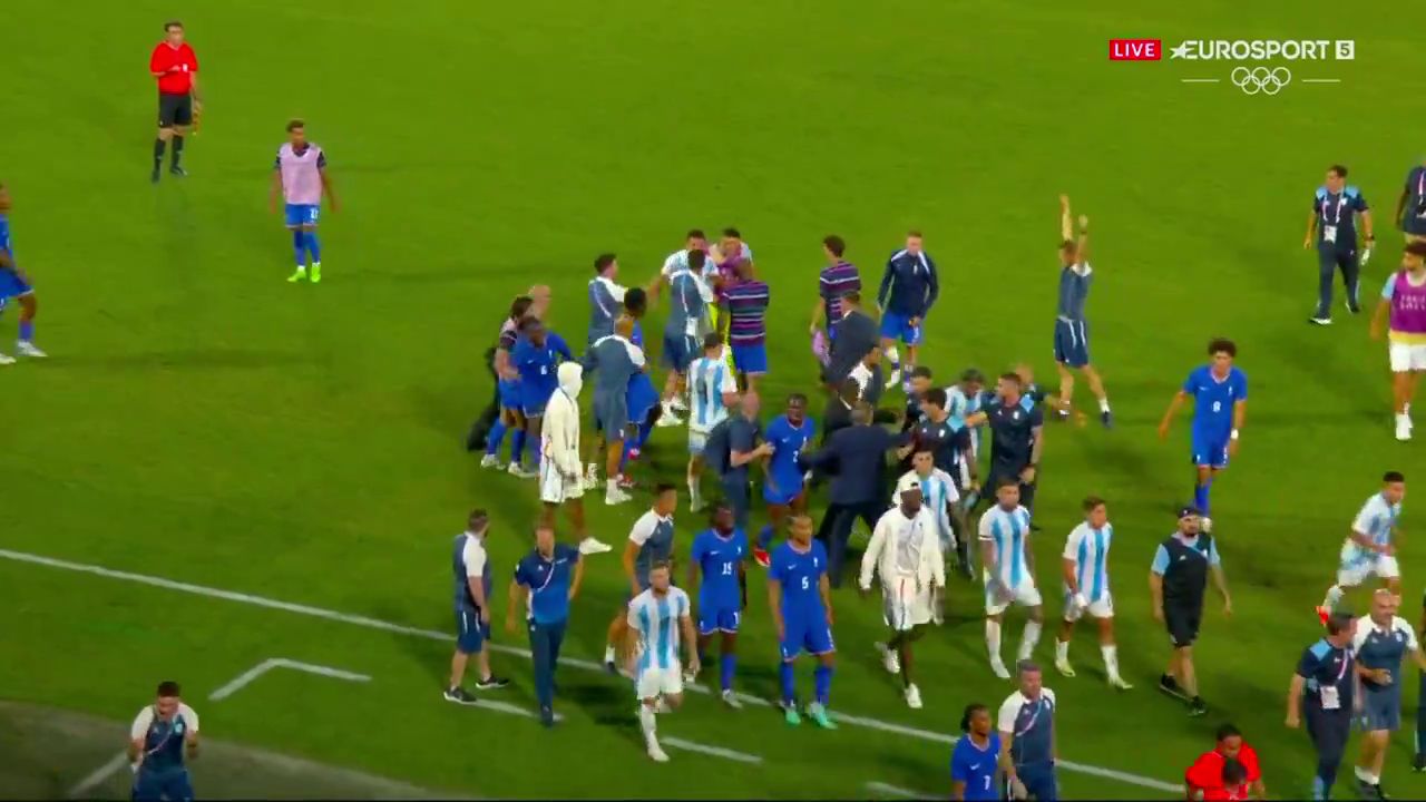 Franța - Argentina s-a lăsat cu bătaie! Thierry Henry: