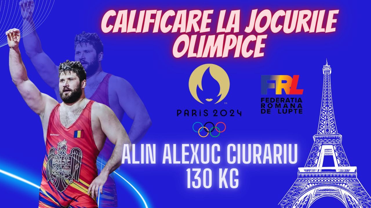 Titan în sport! Alin Alexuc va lupta la Paris la patra ediție a Jocurilor Olimpice.