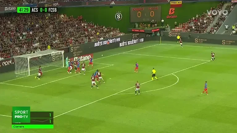 Sparta Praga - FCSB (min.42) Ocazie Sparta Praga