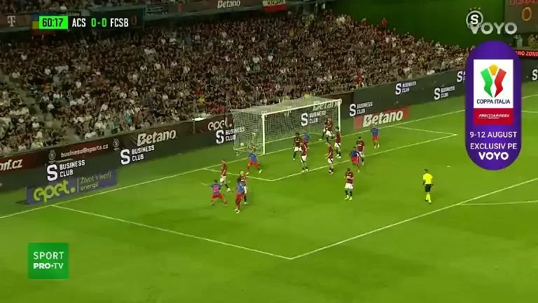 Sparta Praga - FCSB (min.61) GOL FCSB. Dawa înscrie cu capul