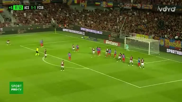 Sparta Praga - FCSB (min. 90+2) Gol anulat Sparta Praga