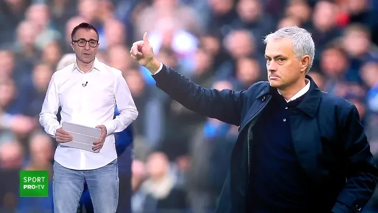 Istvan Kovacs i-a arătat cartonașul galben lui Jose Mourinho